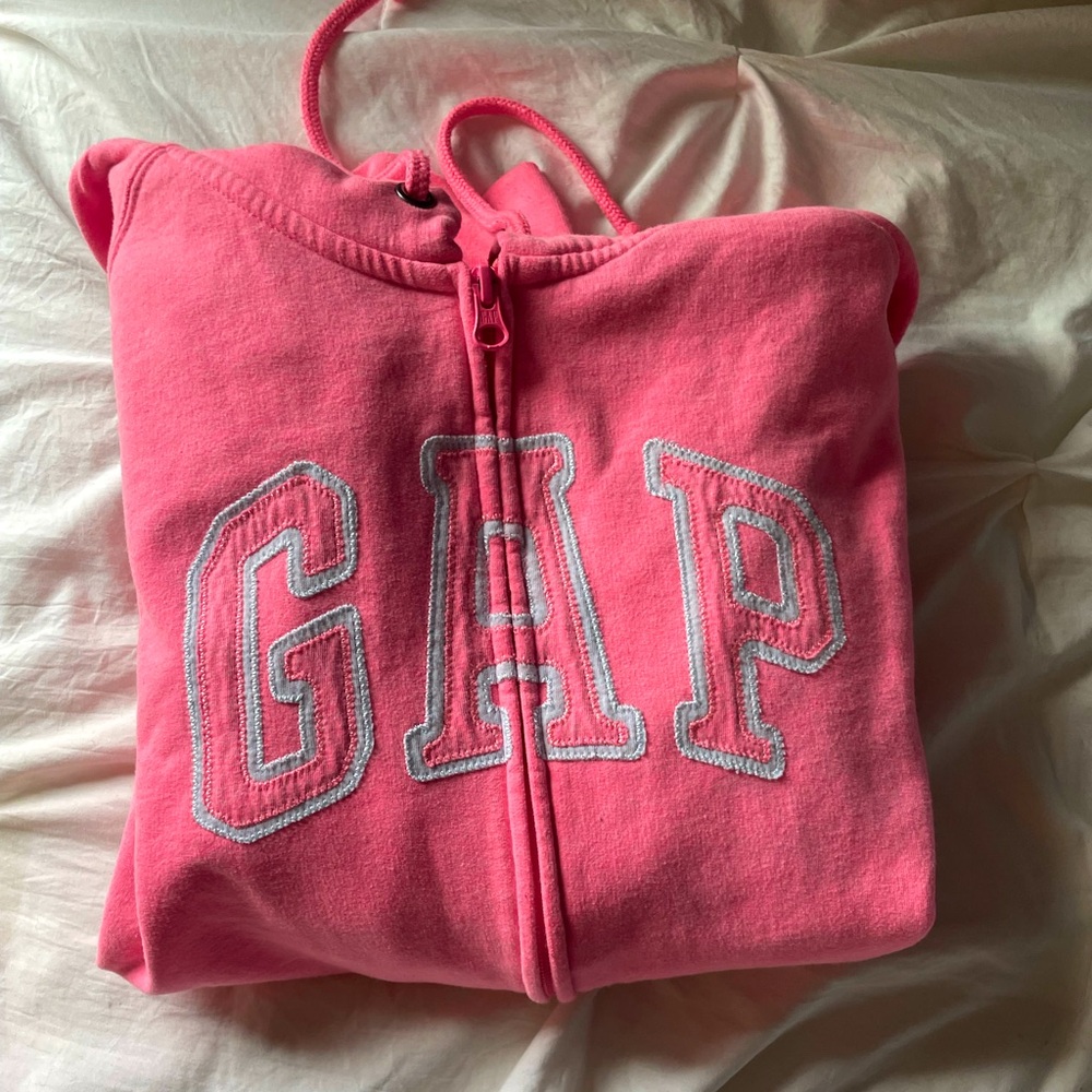 Gap Relaxed Logo Zip Hoodie